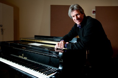 Associate Professor and Director Dave Loeb is shown in the rehearsal room on the UNLV Campus prior to leading students for an upcoming jazz performance as the UNLV Jazz program reaches its 40th anniversary in Las Vegas Friday, March 1, 2013.